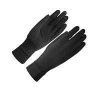 2 pares de guantes finos de seda helada for mujer, multicolor liso, 23cm x 9cm