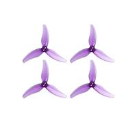 2 Pares de Hélices 3630 de 3 Pulgadas, de 3 Palas, para PC, con Orificio de 1,5 mm, para Motor Sin Escobillas de 2004 KV, para Dron RC FPV, Color