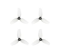 2 pares de hélices ligeras de 31 mm con eje de 1,0 mm for motor 0702 y drones FPV Meteor65/65Pro/Air65(2pairs Grey)