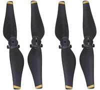 2 Pares de Hélices RC Drone, CW CCW Hélices de Liberación Rápida Quadcopter Blade Accesorios Compatibles con Mavic Air Drone(Raya Dorada)