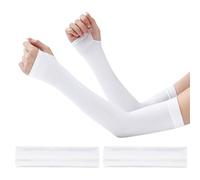 2 Pares De Mangas De Seda De Hielo y Cintas Para La Cabeza - Protección UV Para Brazos, Protectores Para Senderismo Con Material Fresco