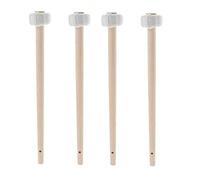 2 pares de mazos de madera Beaters percusión piezas accesorios perfectos para golpear de menos de 35 cm