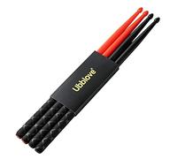 2 pares de palillos de nylon con asas antideslizantes para batería, varillas de ejercicio de plástico, atractivas, ligeras y duraderas para batería, instrumentos musicales, accesorios