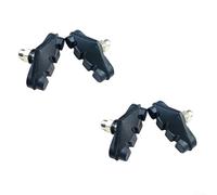 2 pares de pastillas de freno C de 45 mm para bicicletas, bloques de freno delanteros y traseros compatibles con múltiples tipos de bicicletas