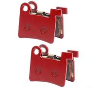 2 pares de pastillas de freno de metal para pinzas de bicicleta eléctrica, diseñadas para una potencia de frenado óptima (oro de sinterización de metal completo actualizado)