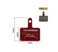 2 pares de pastillas de freno P20.11 para bicicleta, pastillas de freno de disco hidráulicas para bicicletas