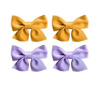 2 Pares De Pinzas Para El Cabello Con Lazo, Pinzas Para El Cabello Para Niños, Pinzas Para El Cabello Lindas, Pinzas Para El Cabello Con Lazo Antideslizantes, Accesorios De Ropa