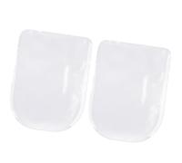 2 pares de plantillas de gel para botas de esquí, protectores de espinillas adhesivos con absorción de impactos para esquí, snowboard, prevención de lesiones deportivas, protectores de cómodos