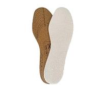 2 pares de plantillas de rizo Cleanfeet para hombre y mujer, de corcho natural, recortables, antiolor a sudor para pies frescos