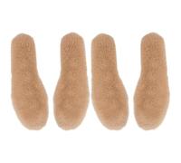 2 pares de plantillas gruesas y cálidas para mujeres y hombres, talla 35-45, insertos suaves y peludos para zapatos, forros de botas de invierno, almohadillas de repuesto de felpa transpirables para