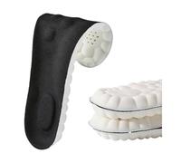 2 pares de plantillas ortopédicas de soporte for el la bóveda plantar del pie: almohadillas de látex for calzado deportivo con absorción de impactos y alta elasticidad(Black,EU41-42)