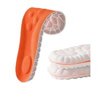 2 pares de plantillas ortopédicas de soporte for el la bóveda plantar del pie: almohadillas de látex for calzado deportivo con absorción de impactos y alta elasticidad(Orange,EU41-42)
