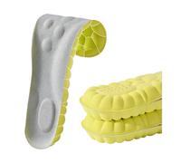 2 pares de plantillas ortopédicas de soporte for el la bóveda plantar del pie: almohadillas de látex for calzado deportivo con absorción de impactos y alta elasticidad(Green,EU41-42)