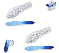 2 pares de plantillas ortopédicas revolucionarias, plantilla Accuratag, plantilla de nubes, plantilla ortopédica revolucionaria (azul, 6-7)
