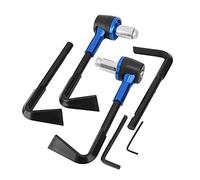 2 Pares de Protectores de Palanca de Motocicleta con Llave Hexagonal, Protector de Palanca de Embrague de Freno de Aleación de Aluminio, Protector de Manillar para Manillar de (Azul)