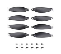 2 pares de reducción de ruido de hélice Quadcopter hélice+tornillos de repuesto UAV Accesorios