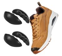 2 pares de rellenos de zapatos para zapatos demasiado grandes, insertos de espuma suave, plantillas para zapatos sueltos altos, plantillas para dedos de los pies, reductor de tamaño de zapatos, alivio