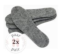 2 pares de suelas de fieltro en diseño extra grueso: aislante y duradero (39)