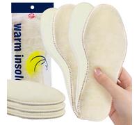 2 pares de suelas de invierno,Plantillas de fieltro,Plantillas confort de invierno suaves y cálidas,Plantillas cálidas para días fríos,Suela gruesa de lana de cordero para zapatos y botas (EU 38/24 CM