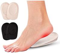 2 Pares de Taloneras de Gel para Protección del Talón, Almohadillas de Gel para Espolón del Talón, Fascitis Plantar y Tendón de Aquiles, Disfruta de un cómodo y eficaz soporte contra el dolor