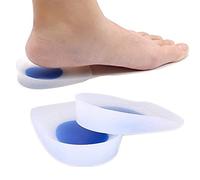 2 pares de taloneras de silicona suaves y cómodas para fascitis plantar, talón agrietado y tendinitis de Aquiles