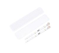 2 Pares de Tiras de Luz LED de 12 V CC y 2 W para Refrigerador Congelador Ronshen - 1629348 Compatible con E349766 MDDZ-162A