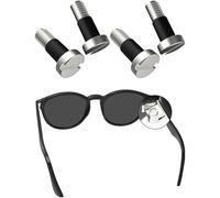 2 pares de tornillos de repuesto BlazerBuck para gafas de sol RayBan RB3445/RB3379/RB4259 con rosca parcial