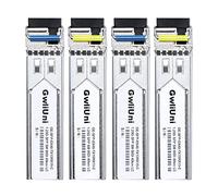 2 pares de transceptores de red de módulo de fibra BIDI SFP de 1,25 G de 40 km, interfaz LC para Cisco, Netgear, MikroTik, Ubiquity, DLink, etc