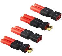 2 Pares Deans T-Plug Macho Hembra a HXT 4 mm Conector RC Lipo Adaptador convertidor de batería sin Cables