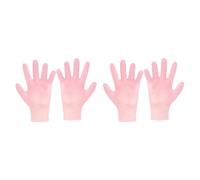 2 Pares Guantes Hidratantes Exfoliantes Rosas Sebs para Mujer | Antisequedad, Cómodos de Llevar con Adaptación Cómoda, No se Deforman Facilidad