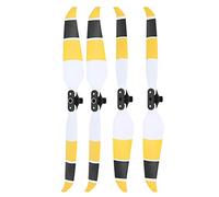 2 pares hélice de hélice de bajo ruido de hélice de liberación rápida accesorio para mavic air 2 dron (Amarillo, blanco y negro)