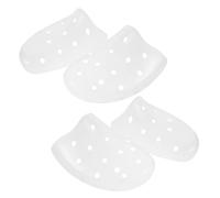 2 Pares Hormas Transparentes de Plástico Talla Grande 42-46 | Diseño Hueco Muelle, Ajuste Adaptable, por Paquete, para Hogar y Equipaje
