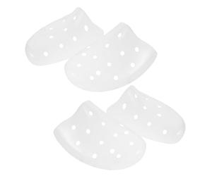 2 Pares Hormas Transparentes de Plástico Talla Grande 42-46 | Diseño Hueco Muelle, Ajuste Adaptable, por Paquete, para Hogar y Equipaje