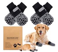 2 Pares Hundesocken für Kleine Hunde Perros Gato Antirutschsocken Hunde Socken Antirutsch Pfotenschutz Hitze Sommer Hitzeschutz für Hundepfoten Kalter Shoe Dog para Pavimento Frío/Caliente(XS)