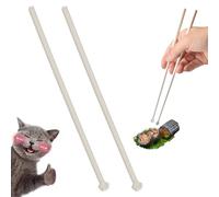 2 Pares Palillos de Pata de Gato, 25cm Lindos Cat Paw Chopsticks, Reutilizables Palillos de Huellas de Gato, Antideslizantes, para Amantes de los Animales, Cocina, Restaurante