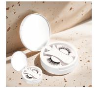 2 pares Pestañas Postizas Magneticas Riutilizzabili Con Applicatore, Pestañas Magnéticas No requiere pegamento, fácil de colocar Pestanas Magnética