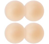 2 Pares Pezoneras de Silicona, Pezoneras Adhesivas Invisibles, Cubierta de Pezón para Mujer Reutilizable Almohadillas de Pegatinas Sujetador para Sin Espalda, Corte Bajo, Vestido de Noche