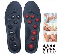 2 Pares Plantillas de Masaje, Plantillas Magnéticas, Plantillas Acupresión, Plantillas Alivio Dolor, Masaje Shiatsu Alivio del Dolor de Pies Relajación de Pies,L,2 Pairs