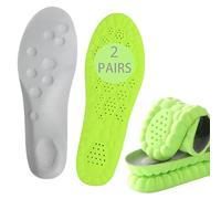 2 Pares Plantillas hombre Mujer football Plantillas deportivas hombre Mujer Zapatillas de Trabajo y Calzado de Uso Diario Comodidad Superior y Absorción de Impactos con Tecnologí a