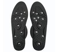2 Pares plantillas magneticas adelgazantes que mejoran la circulación sanguínea, plantilla de masaje de pies plantillas reflexologia podal, plantilla fascitis plantar,S,2 Pairs