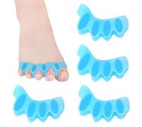 2 Pares Separador Dedos Pie separadores de Dedos de los Pies Herramienta para el Cuidado de los Pies Separadores de Dedos de los Pies Para La CorreccióN de Hallux Valgus Dedos