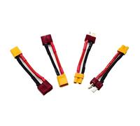 2 pares XT30 a Deans T Plug RC Macho Hembra Adaptador para RC Coche Avión Lipo Batería ESC