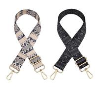 2 Partes con Varias Correas De Hombro Anchas Valientes, Correas De Reemplazo Ajustables, Correas De Bolsas, Cinturones De Cuerpo Cruzado, Correas De Bolsillo.