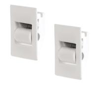 2 Pasacintas Persiana Compacto Rodillos Nylon/Metal. (Rodillos de nylon cinta hasta 18mm)