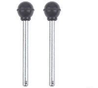 2 pasadores de apilamiento de peso para máquinas de gimnasio, pernos selectores de metal, sistema de bloqueo de bola para una fijación segura, dimensión de 8 x 160 mm (10 x 160 mm)