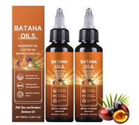 2 Pasta de aceite de Batana Raw, aceite natural para el cabello, aceite de Batana repara el cabello dañado, brillo y cuidado para hombres y mujeres, 200 ml