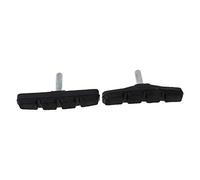 2 pastillas de freno silenciosas de goma V Bike Parts Bicicleta Ciclismo B Bicicleta Tono ruidoso Carretera Montaña Cuerno Ciclismo Accesorio Soporte Base Botella de Agua Girar Disco de jaula