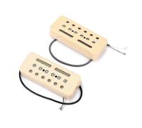 2 pastillas de pastilla de jabón de bobina simple, compatibles con guitarras eléctricas P-90, P90, LP