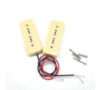 2 pastillas for puente de mástil de guitarra eléctrica P90 de 50 mm/52 mm de espaciado entre polos for accesorios de guitarra eléctrica(Gelb)
