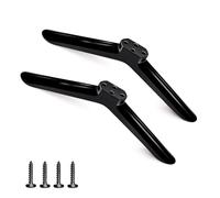 2 patas de TV con tornillos, patas de repuesto universales para televisores de pantalla plana de 40 pulgadas, compatibles con televisores TCL Roku, para televisores Samsung/LG/Hisense/Sharp/JVC, patas